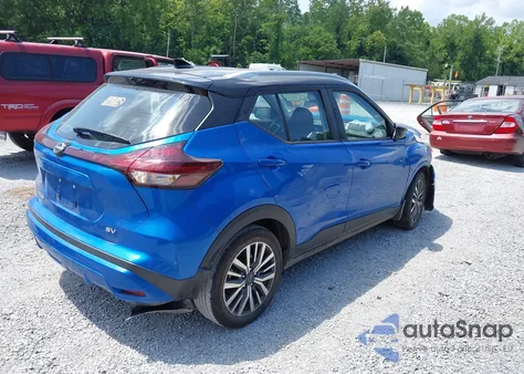 2024 Nissan Kicks Sv Xtronic Cvt z USA, uszkodzony, nr VIN 3N1CP5CV2RL535038